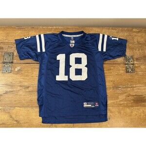 Reebok Peyton Manning Indianapolis Colts Jersey Youth Large 14-16 Football
